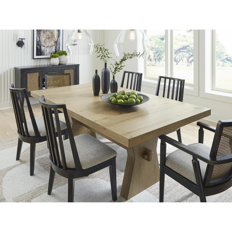 Signature Design by Ashley Galliden Dining Table with Trestle Base D841-45 IMAGE 8