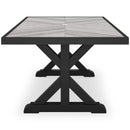  Signature Design by Ashley Beachcroft P792-625 Rectangular Dining Table with Umbrella Option IMAGE 3