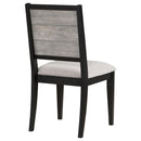 Coaster Furniture Elodie 121222 Wood Dining Side Chair - Grey and Black (Set of 2) IMAGE 8