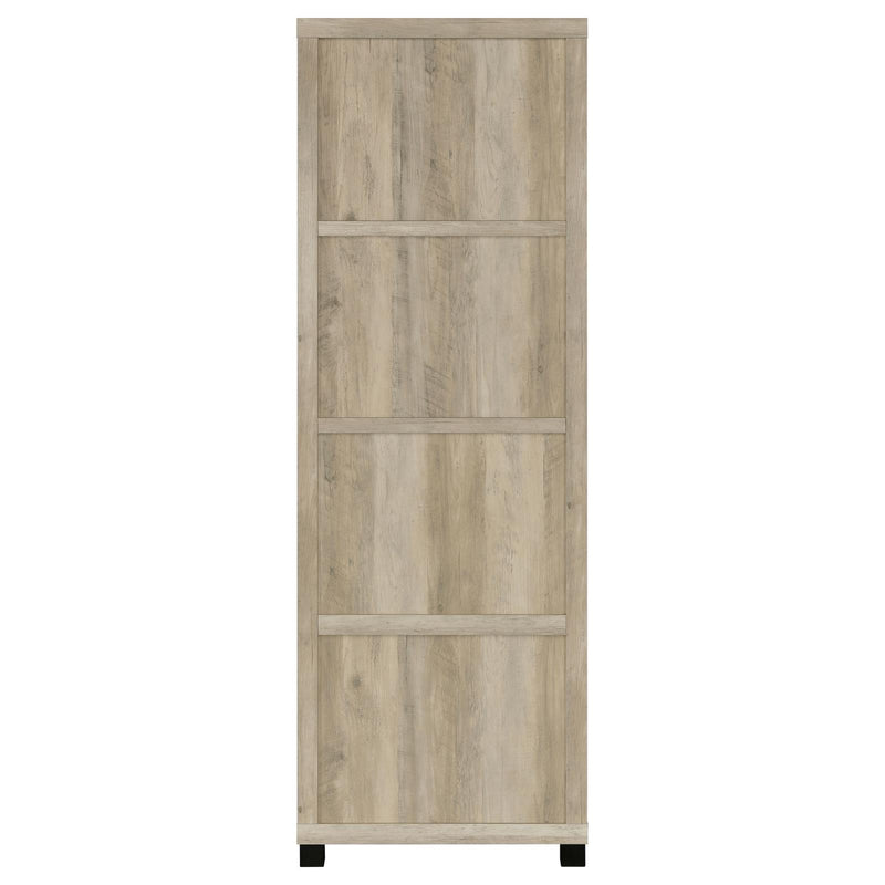 Coaster Furniture Sachin 707746 3-shelf Engineered Wood Media Tower - Distressed Pine IMAGE 7