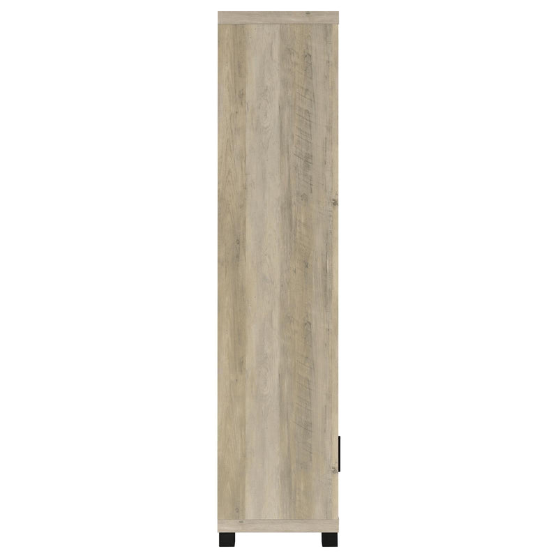 Coaster Furniture Sachin 707746 3-shelf Engineered Wood Media Tower - Distressed Pine IMAGE 8