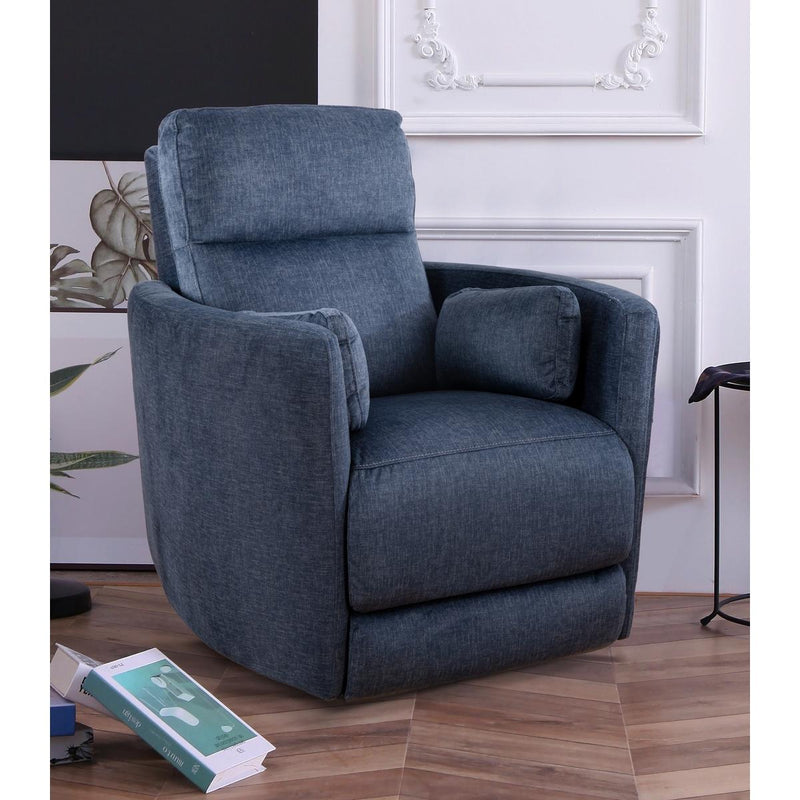 IFDC Swivel Glider Rocker Fabric Recliner with Wall Recline IF-6340 IMAGE 4