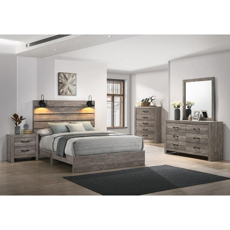 IFDC Charlotte Queen Platform Bed Charlotte 60" Queen Platform Bed IMAGE 4