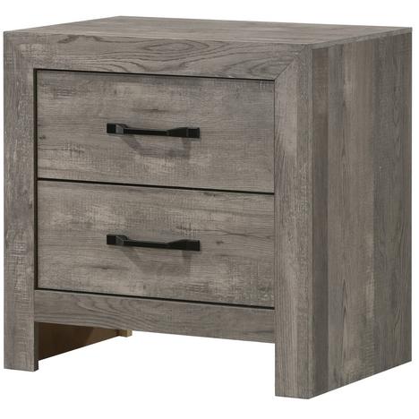 IFDC Charlotte 2-Drawer Nightstand Charlotte Nightstand IMAGE 1