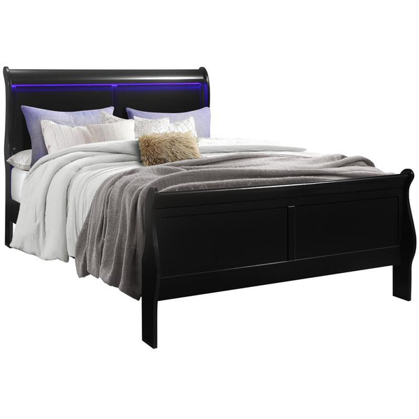 IFDC Isabella Queen Panel Bed Isabella 60" Queen Bed IMAGE 1