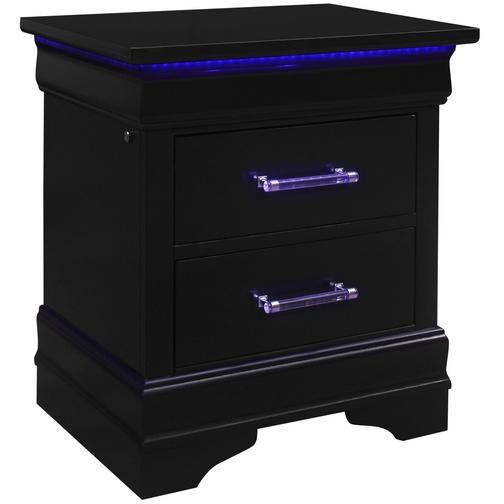 IFDC Isabella 2-Drawer Nightstand Isabella Nightstand IMAGE 1