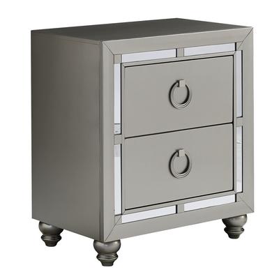 IFDC Luna 2-Drawer Nightstand Luna Nightstand IMAGE 1