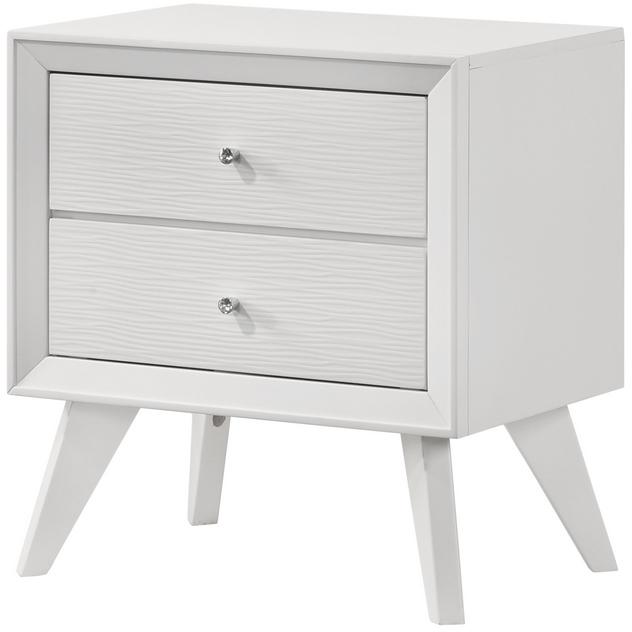 IFDC Mia 2-Drawer Nightstand Mia Nightstand IMAGE 1