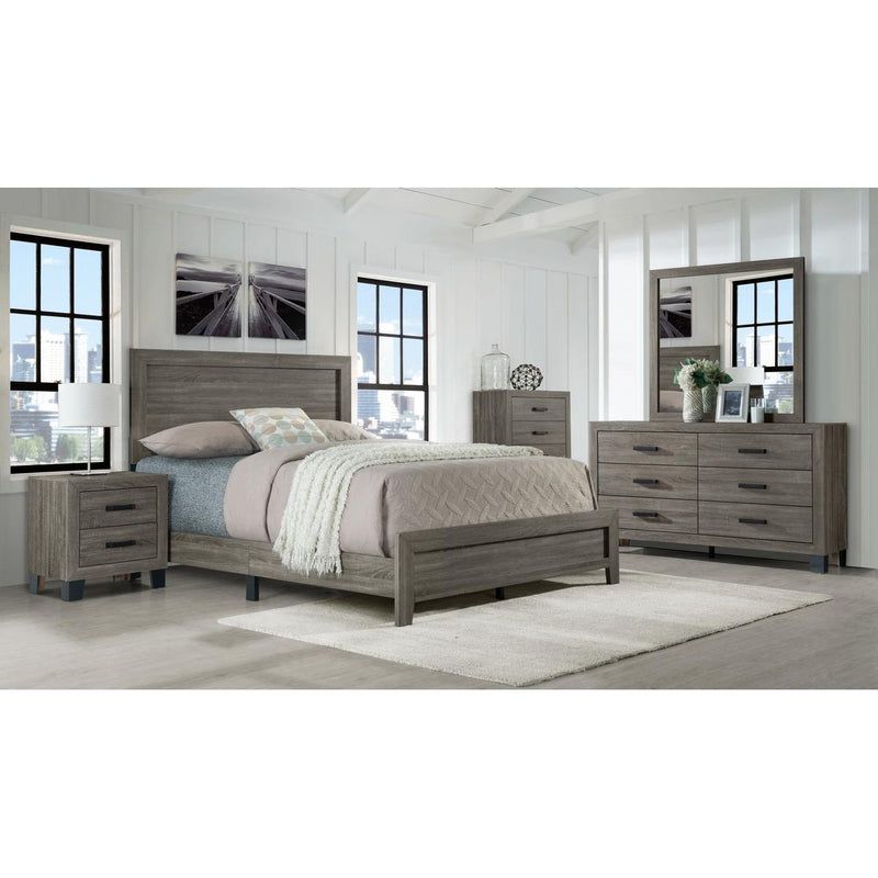 IFDC Olivia Queen Panel Bed Olivia 60" Queen Panel Bed IMAGE 2