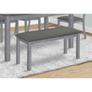 Monarch I 1433 Bench - Washed Grey/Dark Grey IMAGE 2