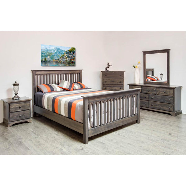 Mako Wood Furniture Polo Queen Bed 800-Q IMAGE 1