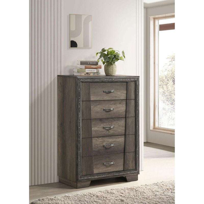 Coaster Furniture Janine 5-Drawer Chest 223555 IMAGE 2