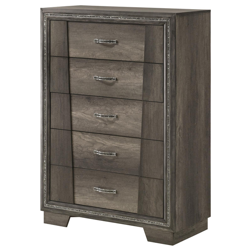 Coaster Furniture Janine 5-Drawer Chest 223555 IMAGE 4