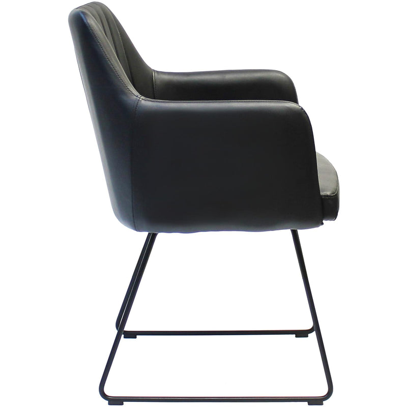 Furnishings' Mate Alain Arm Chair DC 623-BL-SLED IMAGE 3