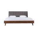  Mazin Furniture Fletcher 5895GYK King Upholstered Platform Bed IMAGE 1