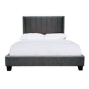  Mazin Furniture Clara 5831DGQ Queen Upholstered Platform Bed IMAGE 1