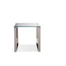 Mazin Furniture Metro 3646-04 End Table with Glass Top IMAGE 1