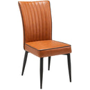  Furnishings' Mate Gretta DC 363 Dining Chair - Cognac/Matte Black IMAGE 1