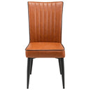  Furnishings' Mate Gretta DC 363 Dining Chair - Cognac/Matte Black IMAGE 2