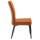  Furnishings' Mate Gretta DC 363 Dining Chair - Cognac/Matte Black IMAGE 3