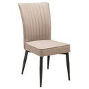  Furnishings' Mate Gretta DC 363 Dining Chair - Lite Taupe/Matte Black IMAGE 1