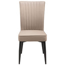  Furnishings' Mate Gretta DC 363 Dining Chair - Lite Taupe/Matte Black IMAGE 2