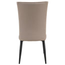  Furnishings' Mate Gretta DC 363 Dining Chair - Lite Taupe/Matte Black IMAGE 4