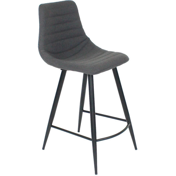 Furnishings' Mate Lee Pub Height Stool BS 253A-GR-MB IMAGE 1