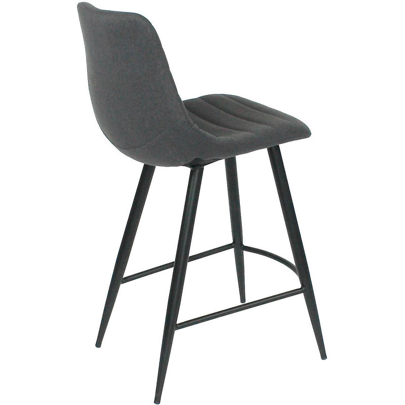 Furnishings' Mate Lee Pub Height Stool BS 253A-GR-MB IMAGE 3