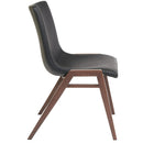  Furnishings' Mate Moon DC 006 Dining Chair - Black/Black Walnut IMAGE 3