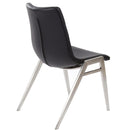 Furnishings' Mate Moon DC 006 Dining Chair - Black/Stainless Steel IMAGE 3