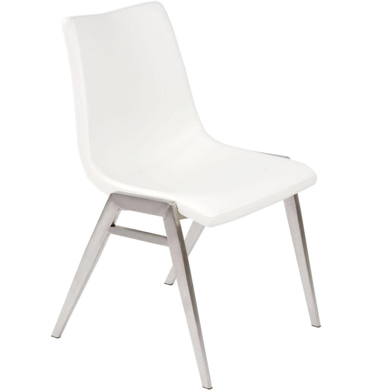 Furnishings' Mate Moon Dining Chair DC 006-WH-SS IMAGE 1