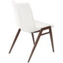 Furnishings' Mate Moon DC 006 Dining Chair - White/Black Walnut IMAGE 3