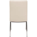  Furnishings' Mate Sid DC 066 Dining Chair - Taupe/Brushed Stainless Steel IMAGE 4