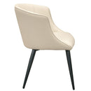  Furnishings' Mate Celine DC 405 Chair - Ecru Weave/Ecru PU IMAGE 3