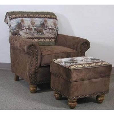 Skyline Furniture Fabric Ottoman 19 - Ottoman IMAGE 1