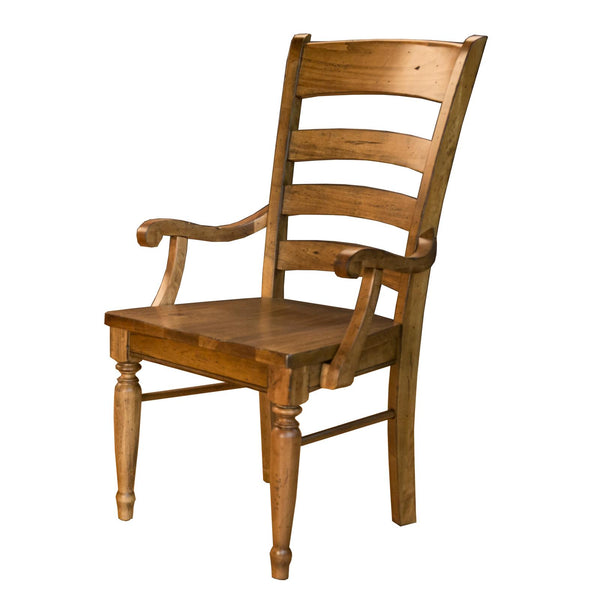 A-America Bennett BEN-SQ-2-56-K Ladderback Arm Chair IMAGE 1