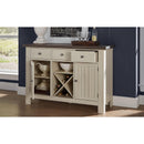 A-America Bremerton BRM-SO-9-02-0 Server - Saddle Dust/Oyster IMAGE 3