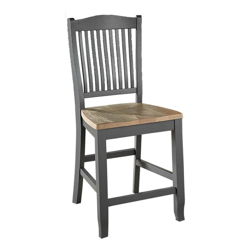 A-America Port Townsend POT-SP-3-65-K Slatback Wood Stool IMAGE 1