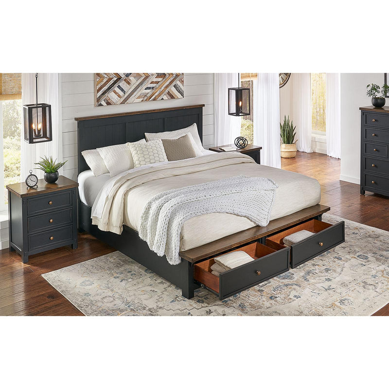 A-America Stormy Ridge STO-BL-5-03-1 Queen Storage Bed IMAGE 4