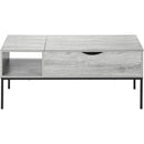 Monarch I 3805 Lift-Top Coffee Table - Grey/Black Metal IMAGE 5