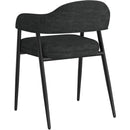 Worldwide Home Furnishings Archer 202-089CH Dining Chair - Charcoal Fabric and Black IMAGE 2