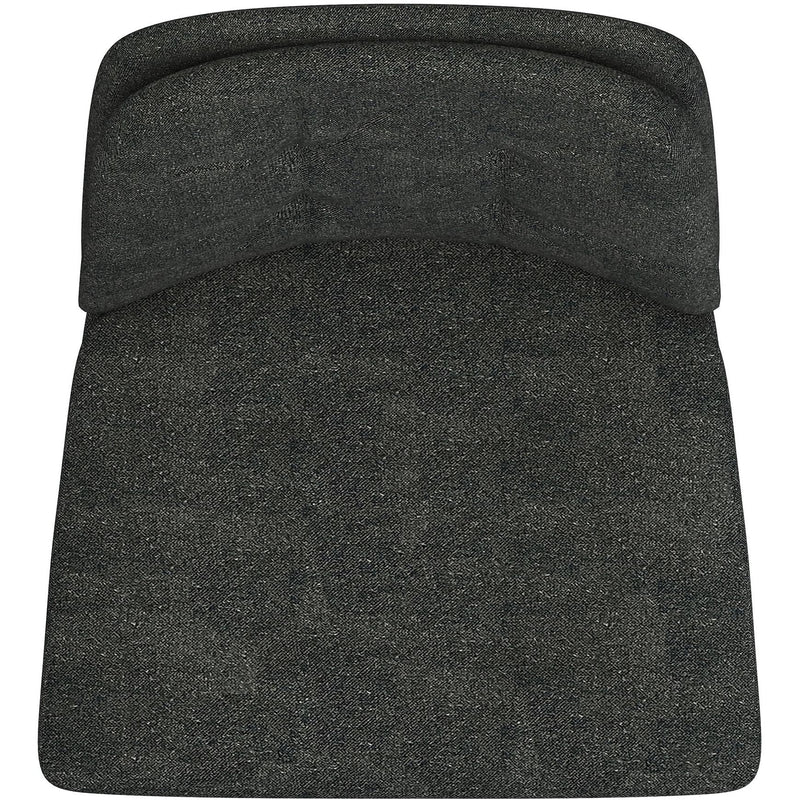 Worldwide Home Furnishings Caleb 403-091CH Accent Chair - Charcoal Fabric and Black IMAGE 5