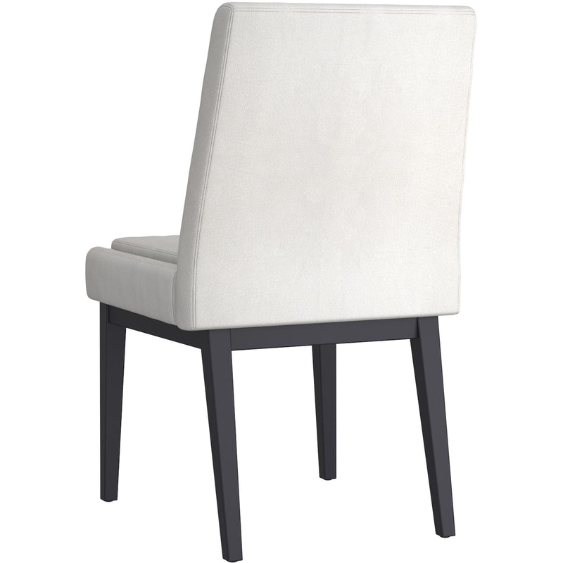 !nspire Cortez 202-081BEG_BK Dining Chair - Beige Fabric and Black IMAGE 2