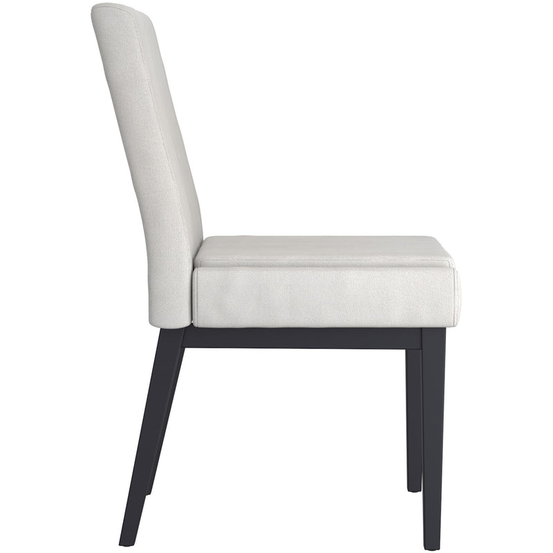 !nspire Cortez 202-081BEG_BK Dining Chair - Beige Fabric and Black IMAGE 3