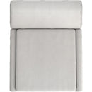 !nspire Cortez 202-081BEG_BK Dining Chair - Beige Fabric and Black IMAGE 5