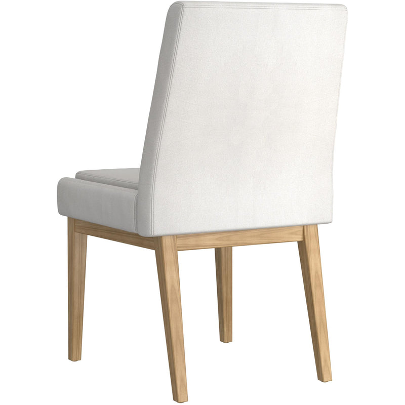 !nspire Cortez 202-081BEG_NT Dining Chair - Beige Fabric and Natural IMAGE 2