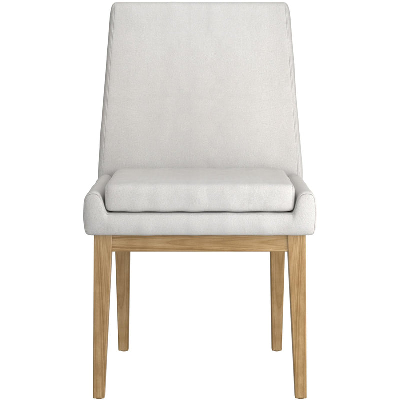 !nspire Cortez 202-081BEG_NT Dining Chair - Beige Fabric and Natural IMAGE 4