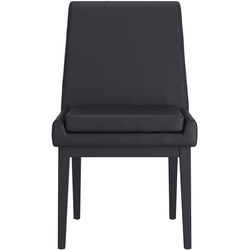 !nspire Cortez 202-081BLK_BK Dining Chair - Black Faux Leather and Black IMAGE 4