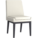 !nspire Cortez 202-081PUBG_BK Dining Chair - Beige Faux Leather and Black IMAGE 1